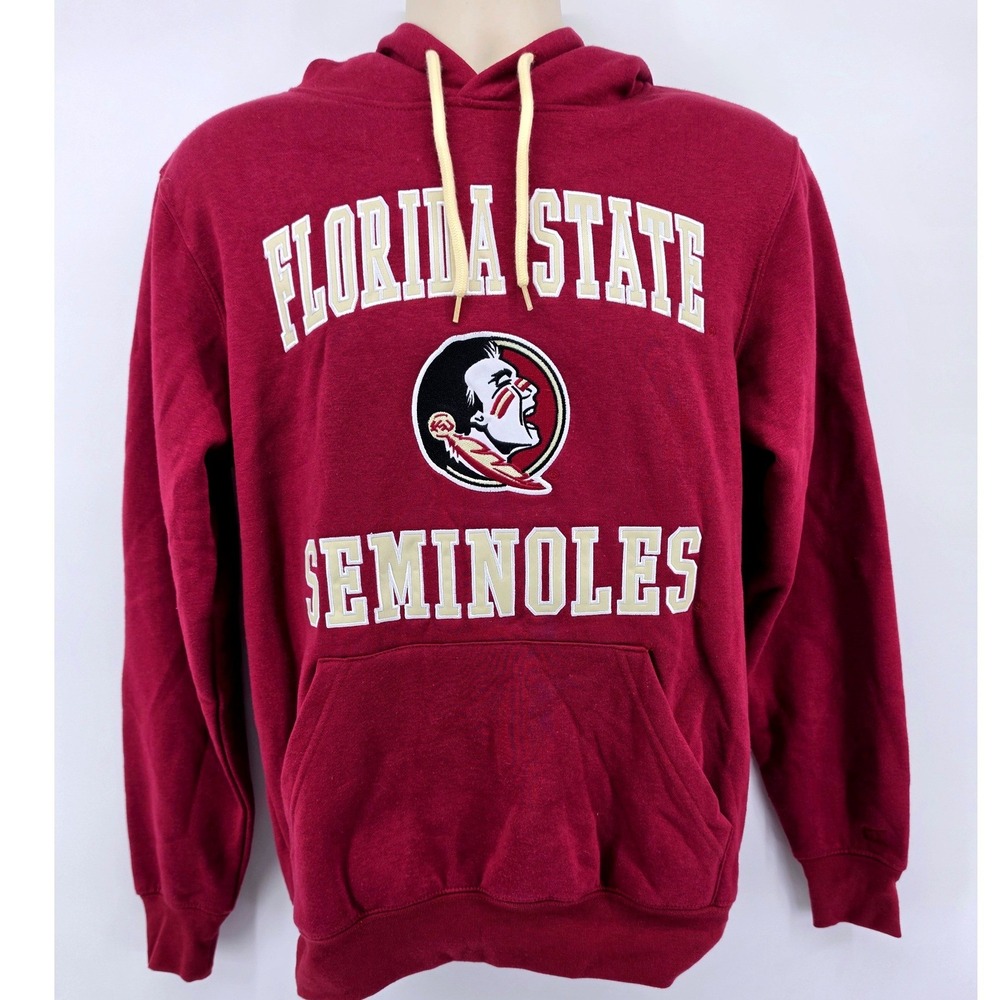 Colosseum Florida State Seminoles Hoodie Mens Small Garnet FSU NCAA Sweatshirt